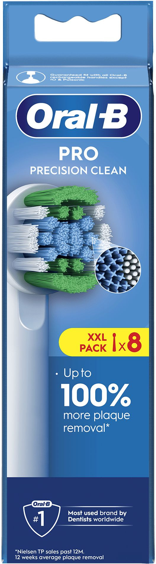 Oral-B Pro Precision Clean Wit (8 stuks) verpakking