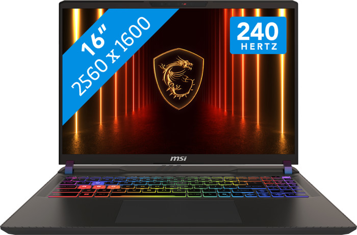MSI Vector 16 HX AI A2XWHG-202BE AZERTY Main Image