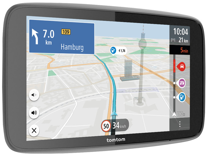 TomTom GO Camper Tour 2 Europe côté gauche