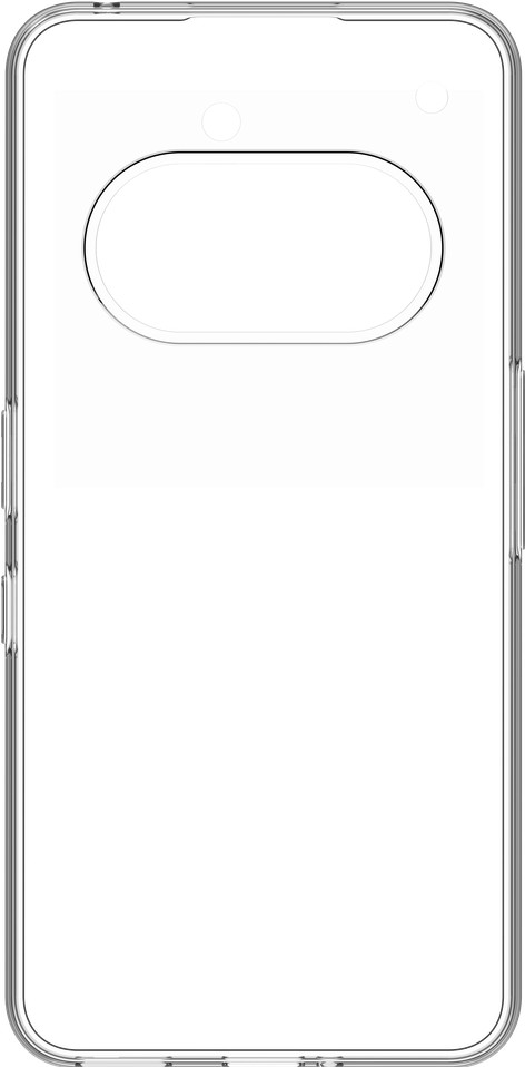 Just in Case Soft Design Nothing Phone (3a) Back Cover Transparent avant