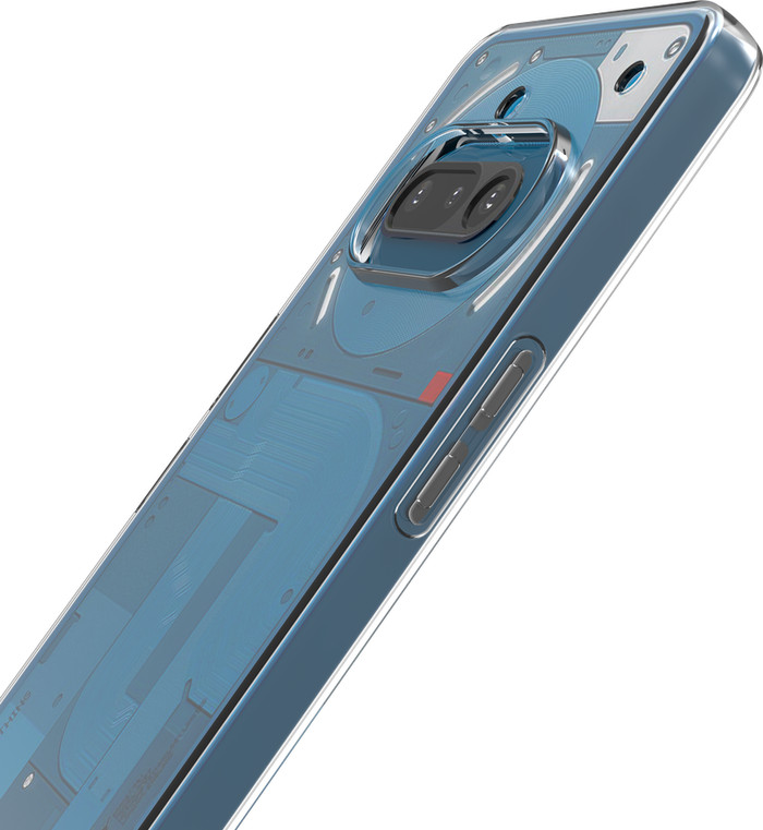 Just in Case Soft Design Nothing Phone (3a) Back Cover Transparent dessous