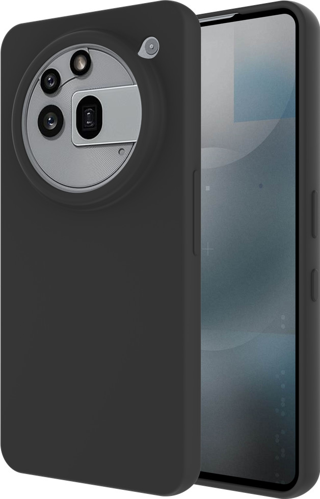 Just in Case Soft Design Nothing Phone (3a) Pro Back Cover Zwart rechterkant