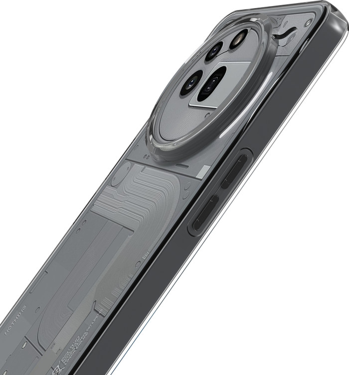 Just in Case Soft Design Nothing Phone (3a) Pro Back Cover Transparant onderkant