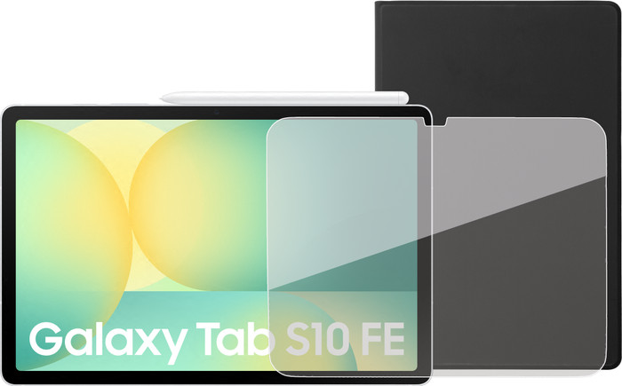 Samsung Galaxy Tab S10 FE 10,9 Pouces 128 Go Wifi Argent + Pack de Protection Main Image