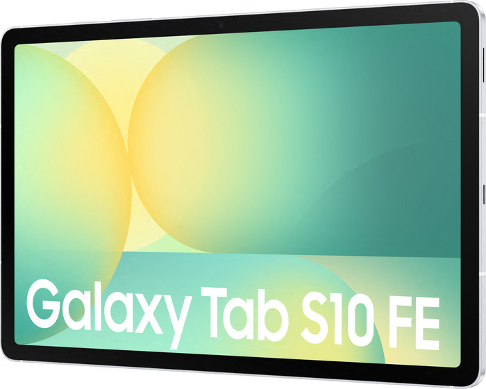 Samsung Galaxy Tab S10 FE 10.9 inches 128GB WiFi Silver + Charger Pack right side