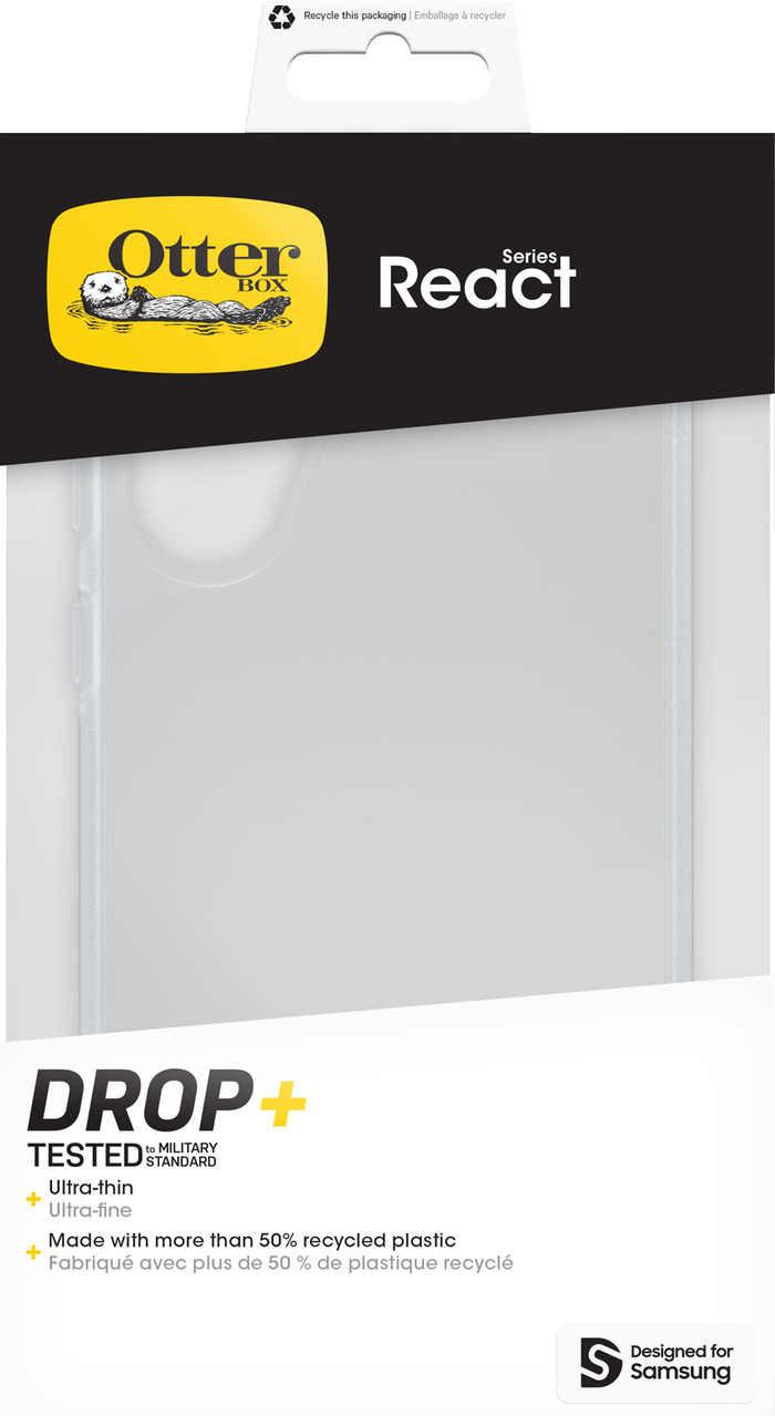 Otterbox React Samsung Galaxy A36 Back Cover Transparent emballage