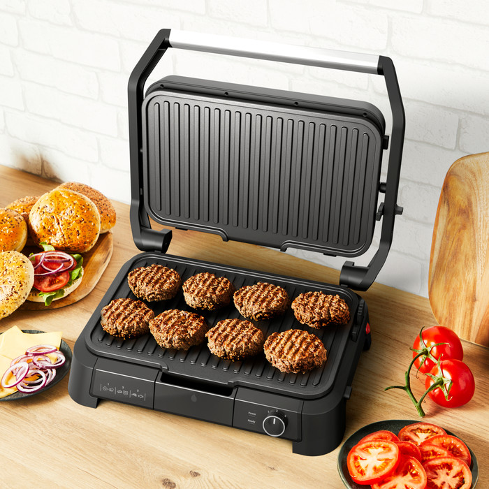 Tefal SuperGrill 3-in-1 GC520D XL product in use