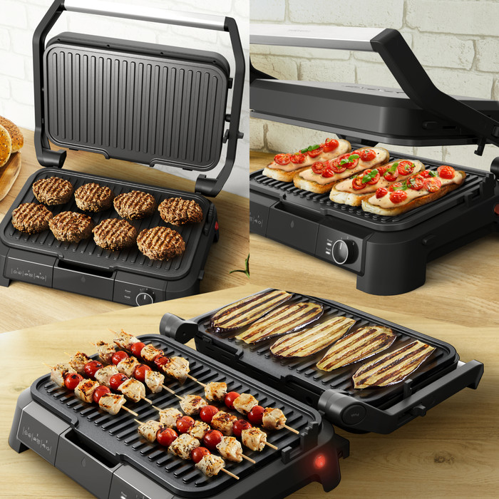Tefal SuperGrill 3-in-1 GC520D XL product in use