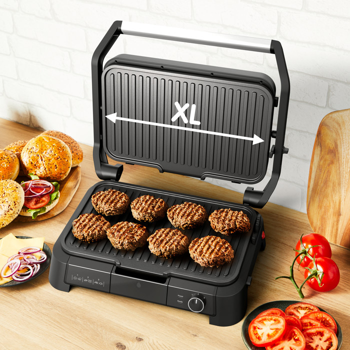 Tefal SuperGrill 3-in-1 GC520D XL inside