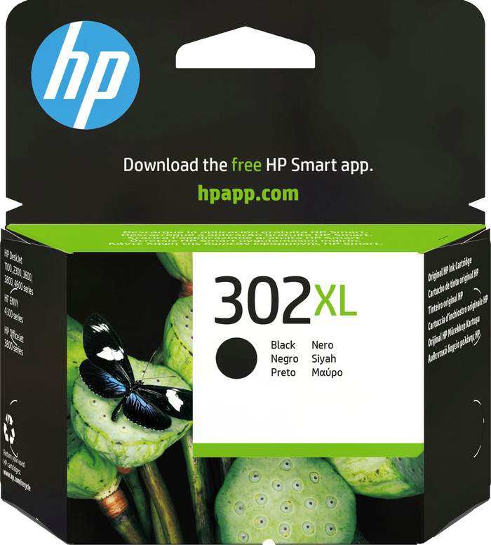 HP 302XL Cartridge Black Main Image