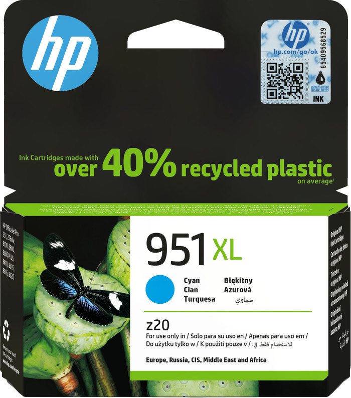 HP 951XL Cartridge Cyaan Main Image