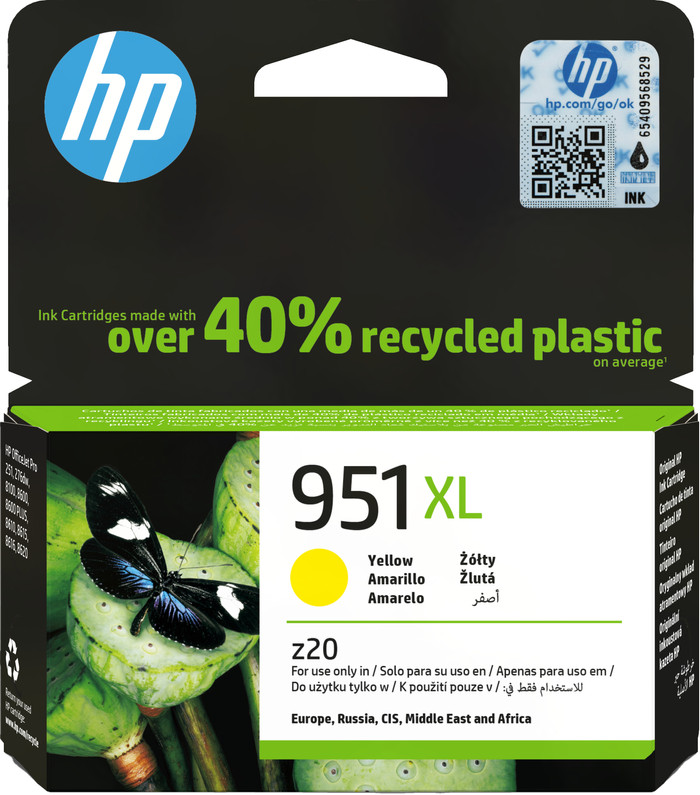 HP 951XL Cartridge Geel Main Image