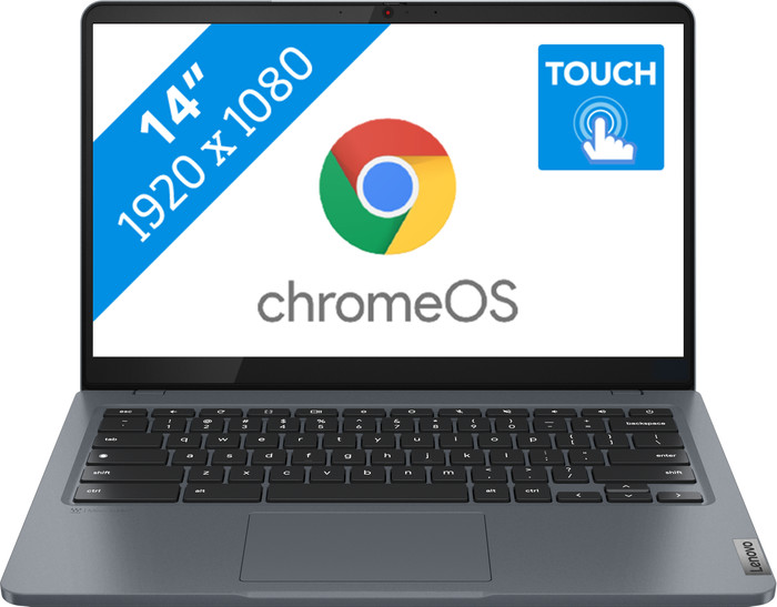 Lenovo Chromebook Plus IdeaPad 3 14IAN8 83BN0020MB Azerty Main Image