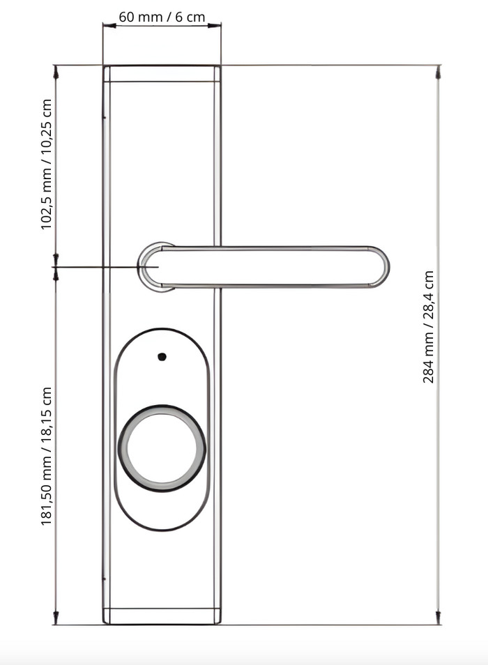 LOQED Touch Smart Lock Noir visuel fournisseur