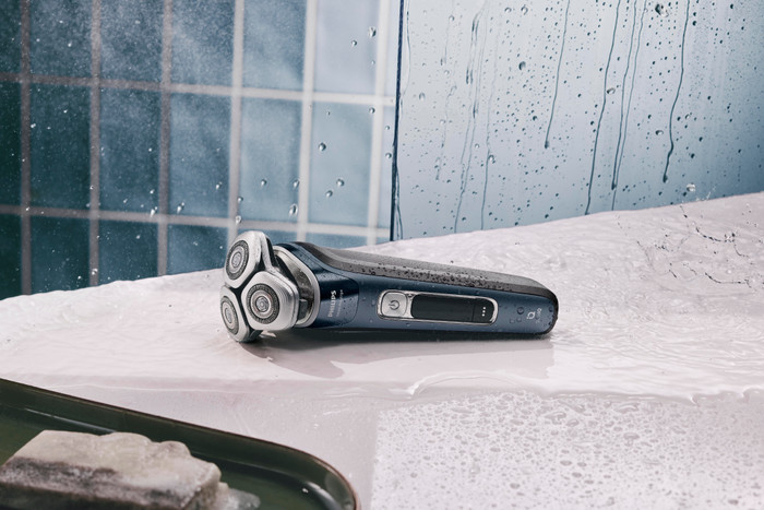Philips Shaver i9000 Prestige XP9201/33 linkerkant