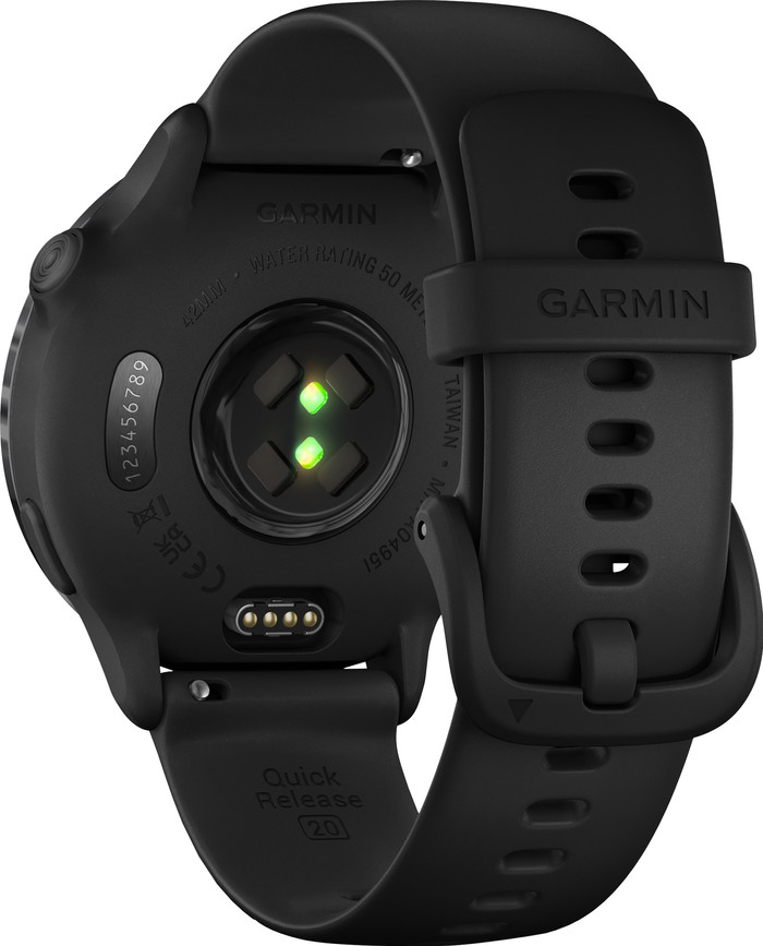 Garmin Vivoactive 6 Music Zwart achterkant