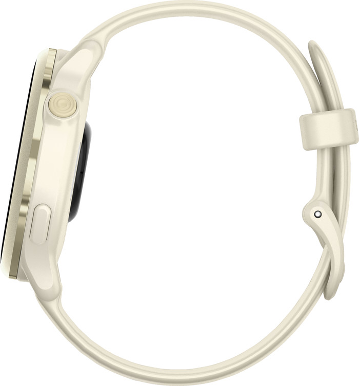 Garmin Vivoactive 6 Music Goud/Wit linkerkant