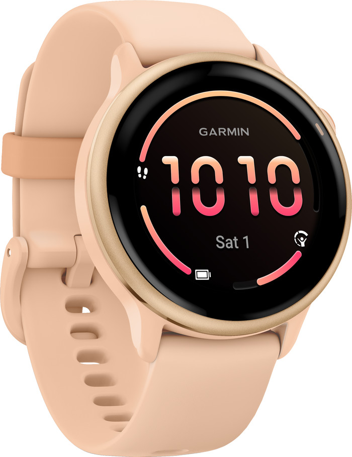 Garmin Vivoactive 6 Music Rose côté gauche