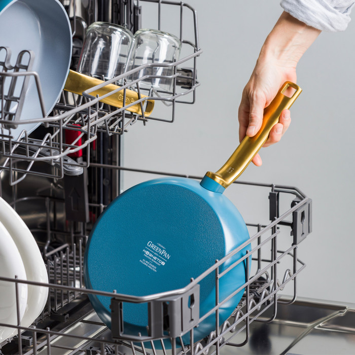 Greenpan Evolution Poêle à Frire 28 cm Bleu produit à l'usage