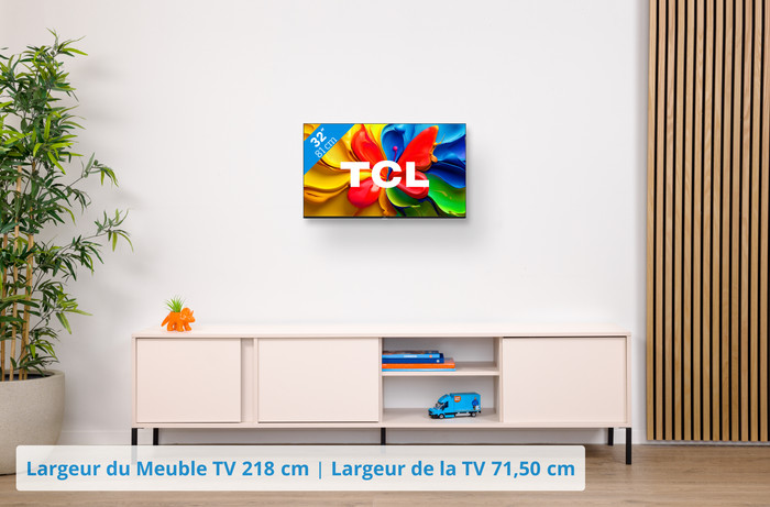 TCL 32" QLED S41K (2025) visuel Coolblue 1