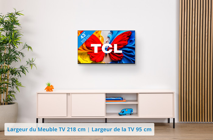 TCL 43" QLED S51K (2025) visuel Coolblue 1