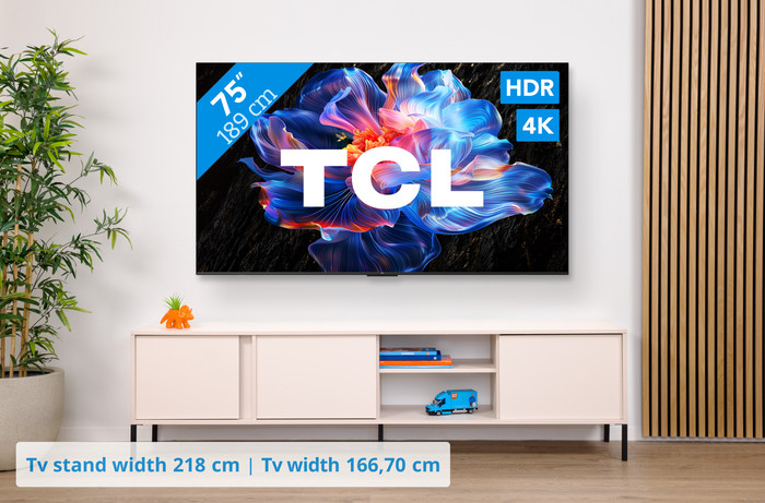 TCL 75 inches LED P61K 4K (2025) visual Coolblue 1