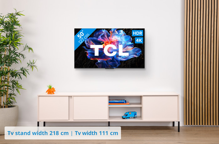 TCL 50 inches LED P61K 4K (2025) + TCL S45H 2.0 Soundbar visual Coolblue 1