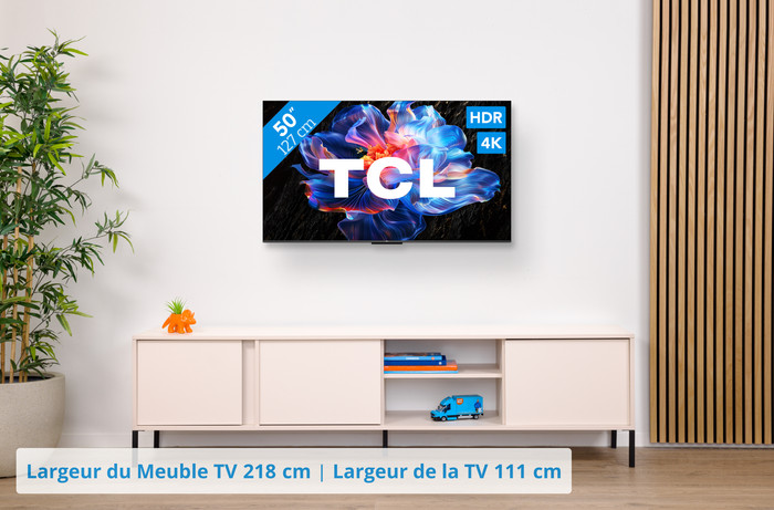 TCL 50" LED P61K 4K (2025) + TCL S45H 2.0 Barre de Son visuel Coolblue 1