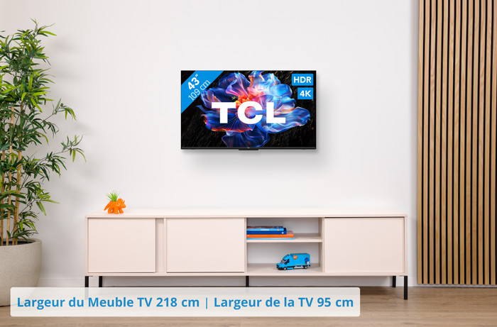 TCL 43" LED P61K 4K (2025) + TCL S45H 2.0 Barre de Son visuel Coolblue 1
