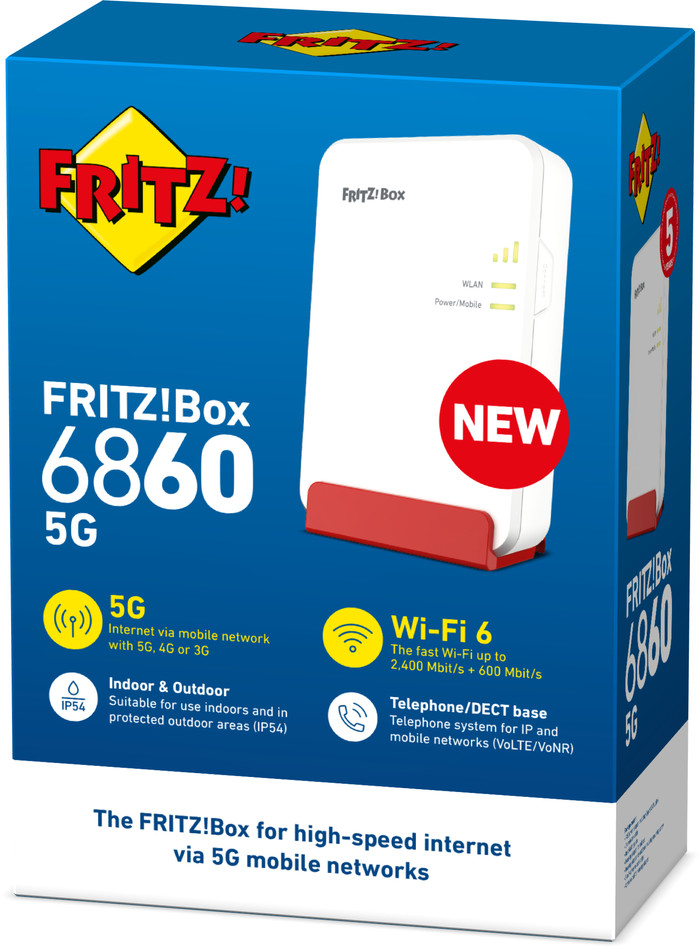 AVM FRITZ!Box 6860 5G Edition International packaging
