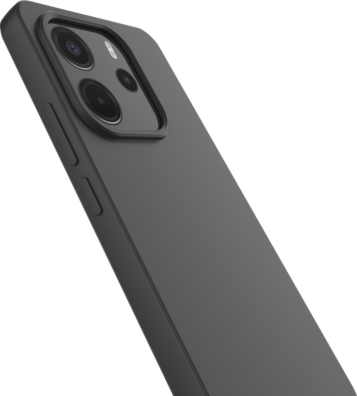 Just in Case Soft Design Xiaomi Redmi Note 14 4G Back Cover Zwart detail