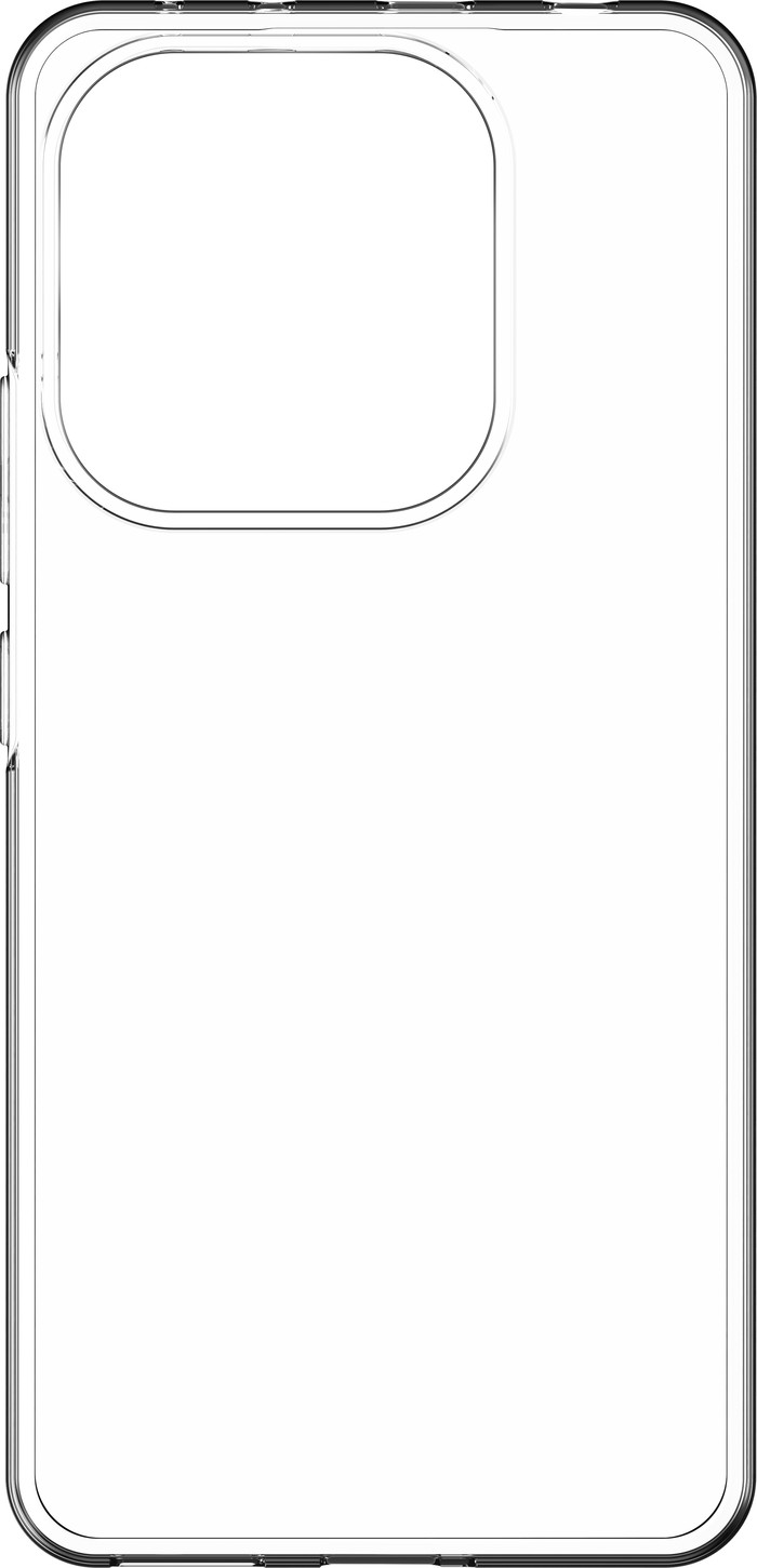 Just in Case Soft Design Xiaomi Redmi Note 14 4G Back Cover Transparent front