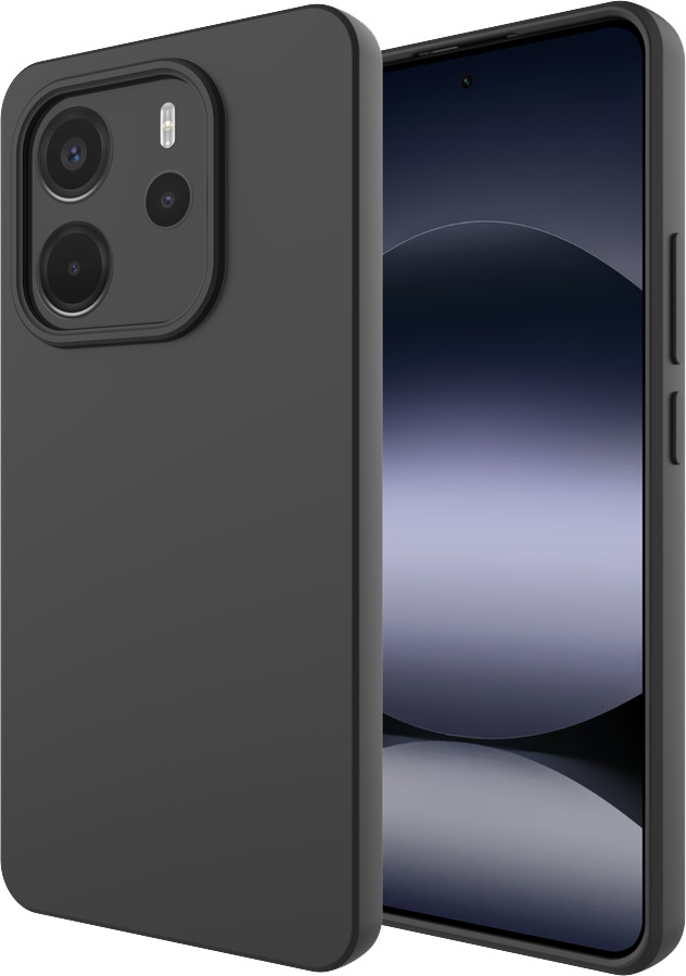 Just in Case Soft Design Xiaomi Redmi Note 14 5G Back Cover Noir produit composé