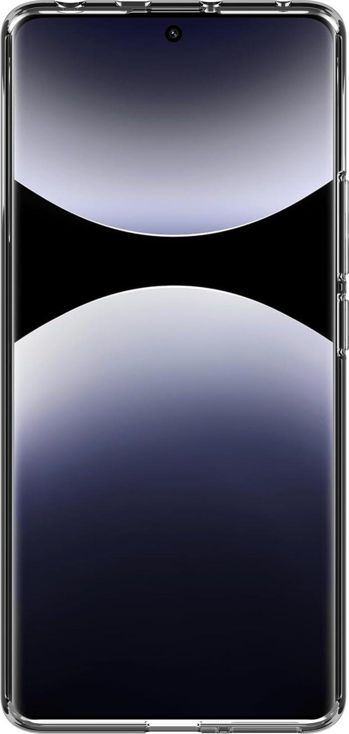 Just in Case Soft Design Xiaomi Redmi Note 14 Pro 4G Back Cover Transparant voorkant