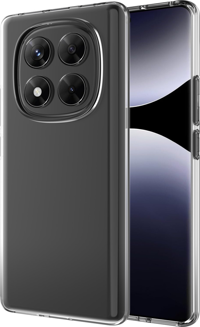 Just in Case Soft Design Xiaomi Redmi Note 14 Pro 4G Back Cover Transparant samengesteld product