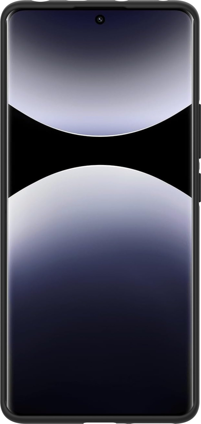 Just in Case Soft Design Xiaomi Redmi Note 14 Pro 5G Back Cover Zwart voorkant