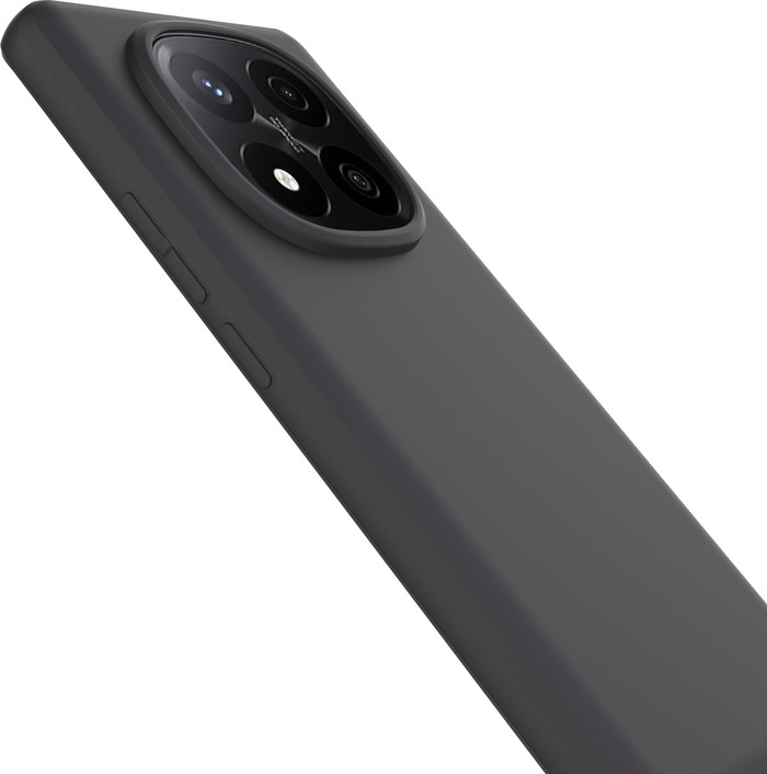 Just in Case Soft Design Xiaomi Redmi Note 14 Pro+ 5G Back Cover Zwart onderkant