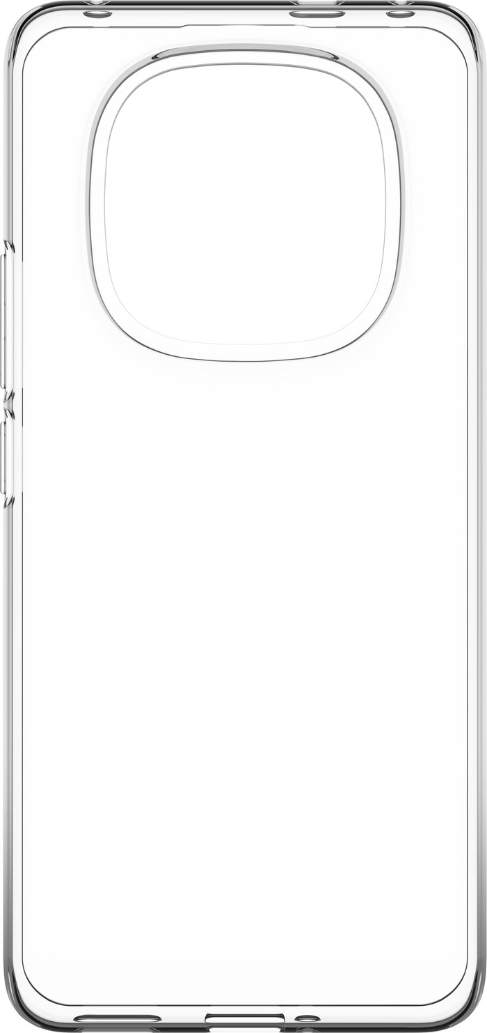 Just in Case Soft Design Xiaomi Redmi Note 14 Pro+ 5G Back Cover Transparant voorkant