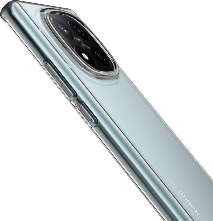 Just in Case Soft Design Xiaomi Redmi Note 14 Pro+ 5G Back Cover Transparant onderkant