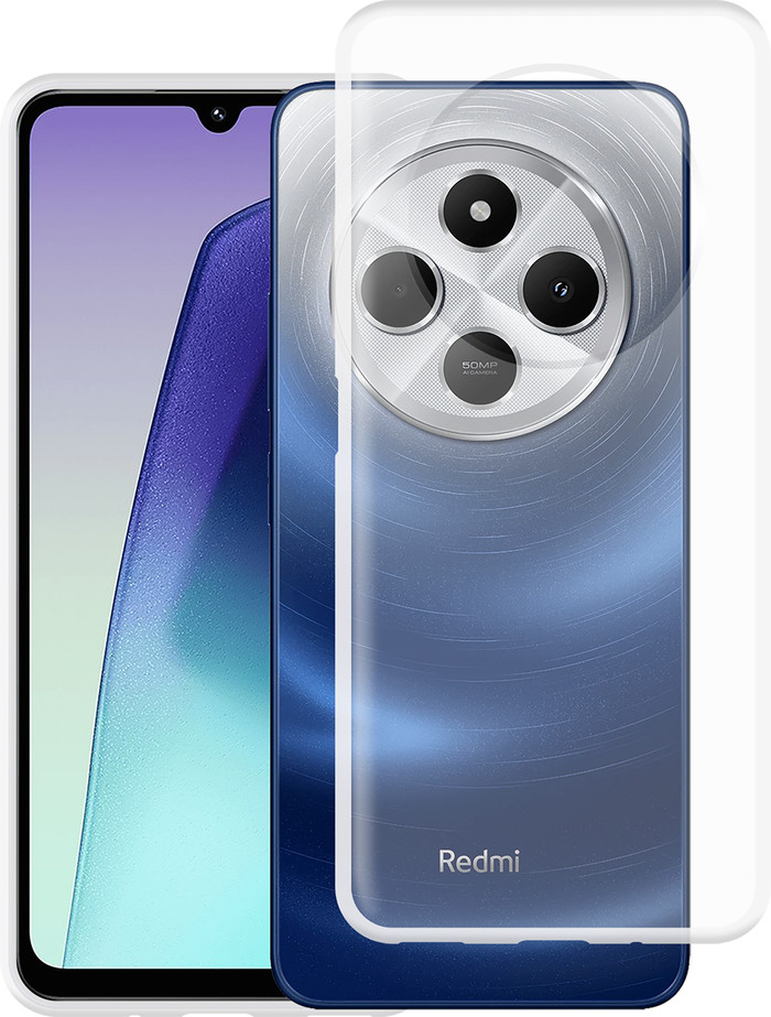 Just in Case Soft Design Xiaomi Redmi Note 14C Back Cover Transparant samengesteld product