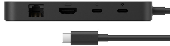 Microsoft Surface USB4 Dock back