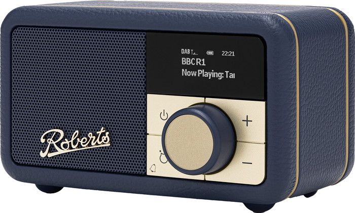 Roberts Radio Revival Petite 2 Donkerblauw rechterkant