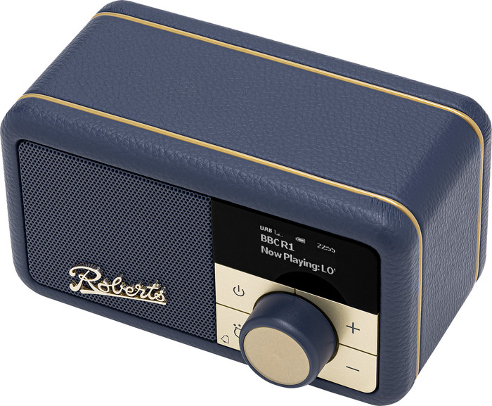 Roberts Radio Revival Petite 2 Donkerblauw bovenkant