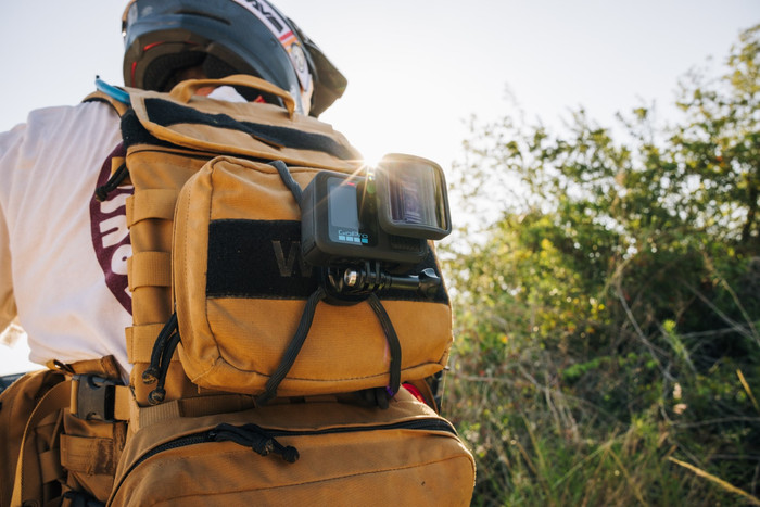 GoPro Anamorphic Lens Mod (GoPro HERO 13) product in gebruik