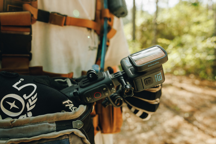 GoPro Anamorphic Lens Mod (GoPro HERO 13) product in gebruik