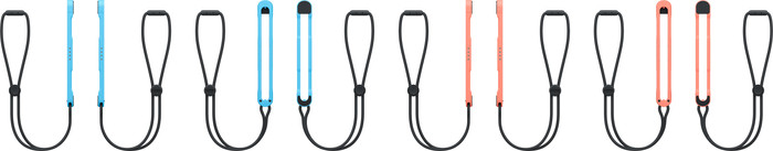 Nintendo Switch 2 Joy-Con Wrist Strap Set Blue/Red detail