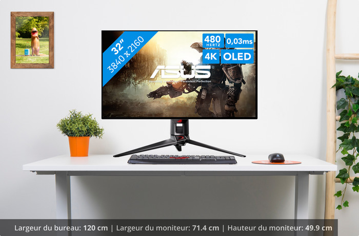 ASUS ROG Swift OLED PG32UCDP visuel Coolblue 1