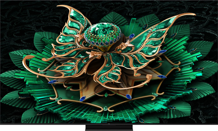 TCL 85 inches QD Mini-LED C71K 4K (2025) + TCL Q65H front