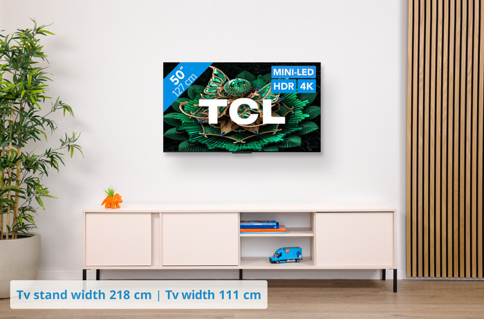 TCL 50 inches QD Mini-LED C71K 4K (2025) visual Coolblue 1