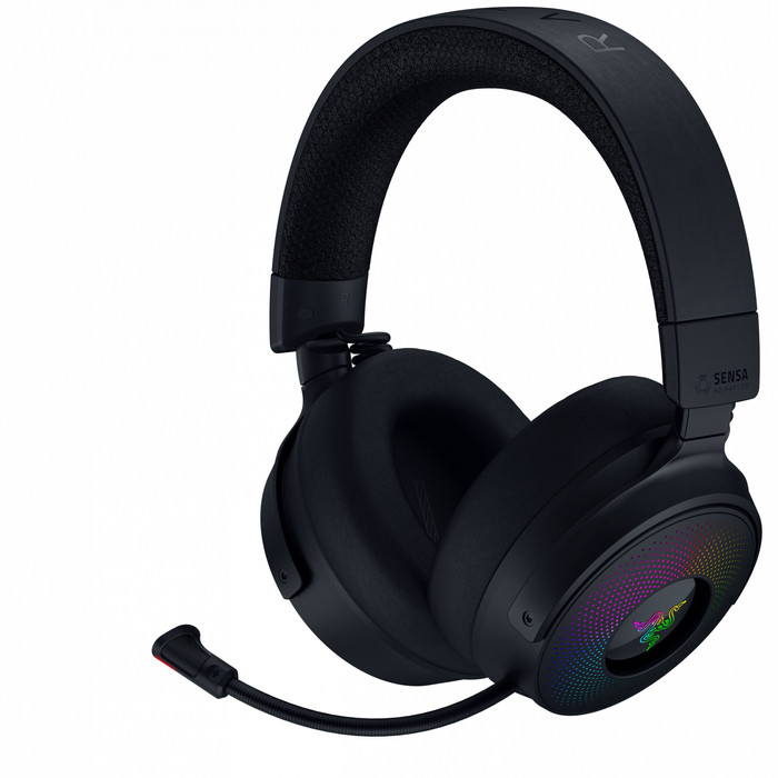 Razer Kraken V4 Pro Wireless Gaming Headset + Control Hub front